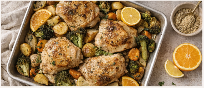 Citrus Chicken with Vegetables