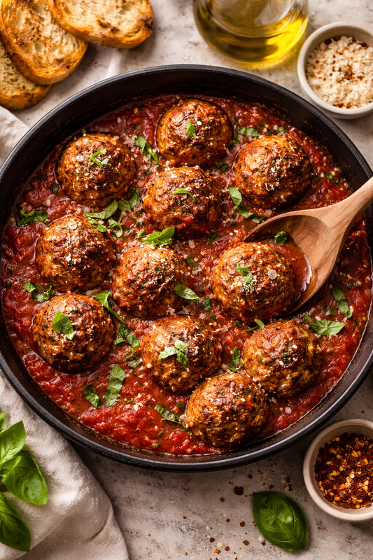 WiseBlend Loaded Meatballs in Marinara